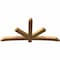 Ekena Millwork Alberta Rough Sawn Timber Gable Bracket, Western Red Cedar, 96"W x 48"H x 4"D x 6"F, 12/12 Pitch GBW096X48X0406ALB00RWR - alternate 5